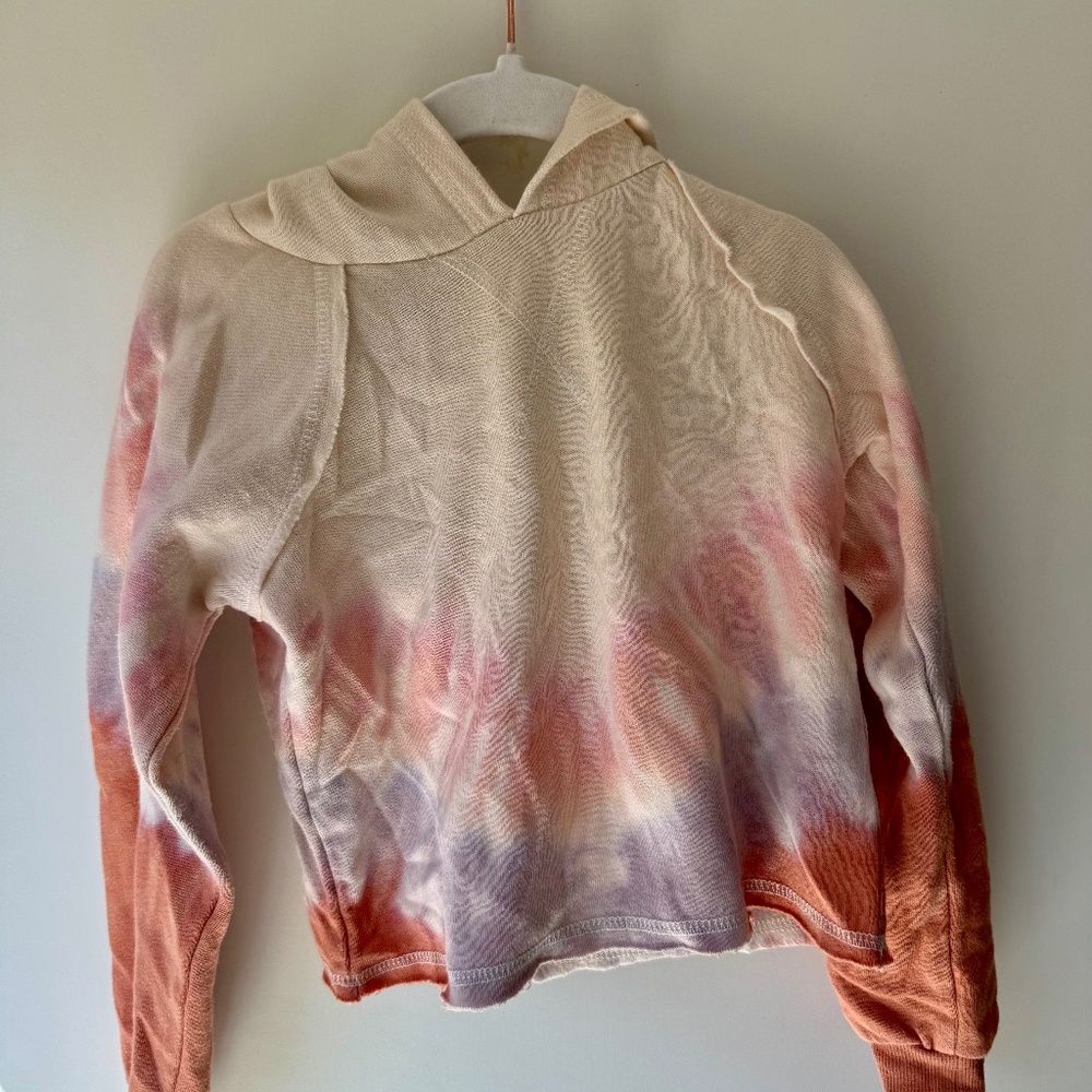 Art Class tie-dye cropped hoodie, size XS (4/5)